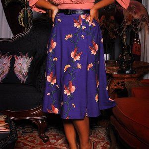NWT 3XL Viva 40s Tulip Skirt in ManTrap Print | Laura Byrnes & Hope Johnstun